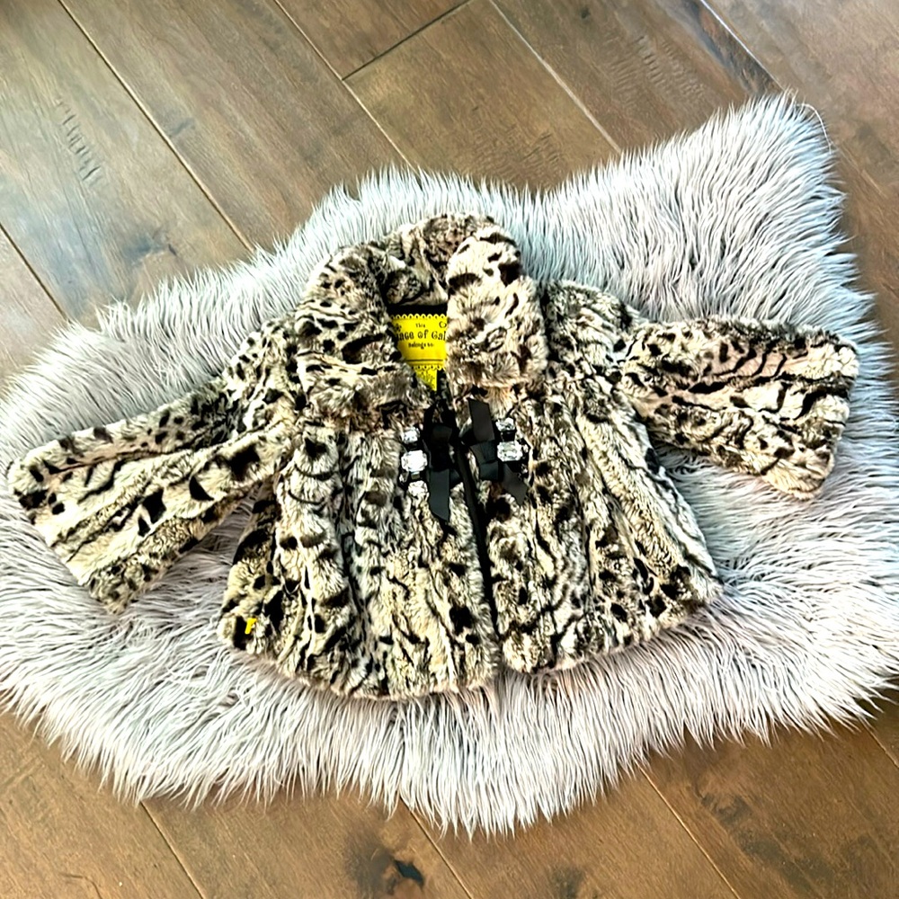 PEACE of cake FAUX for toddler coat